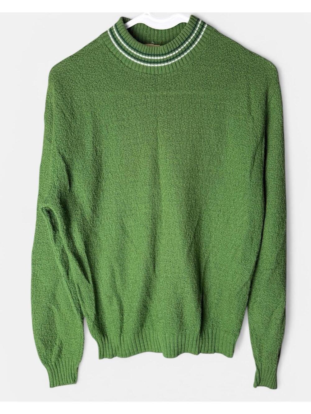 Vintage 80s Drummond Pullover Women Size M Green